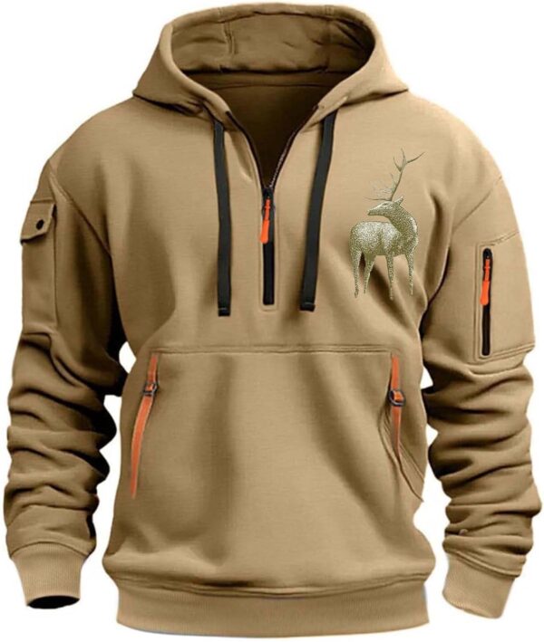 Men Hoodies Pullover,Mens Hoodies Zip up Pullover Graphic Hoodie Loose Fit Ultra Soft Hooded Sweatshirt with Pockets
