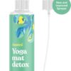 ASUTRA Yoga Mat Cleaner Spray (Uplifting Eucalyptus), 4 fl oz - No Slippery Residue, Organic Essential Oils, Deep-Cleansing for Fitness Gear & Gym Equipment, Microfiber Towel Included