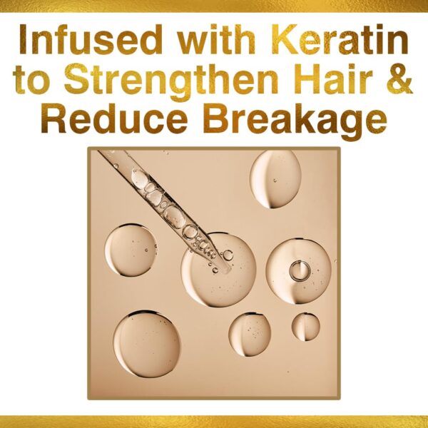 CHI Keratin Silk Infusion, Hydrating Hair Serum For Restoring Softness & Shine, Helps Dry, Damaged Hair, Sulfate-free, 6 Oz