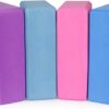 Yoga Blocks 9''x6''x3'', 4 Pack High Density Yoga Brick Foam Blocks to Improve Strength, Flexibility and Balance, Light Weight and Non-Slip Surface for Yoga, Pilates and Meditation