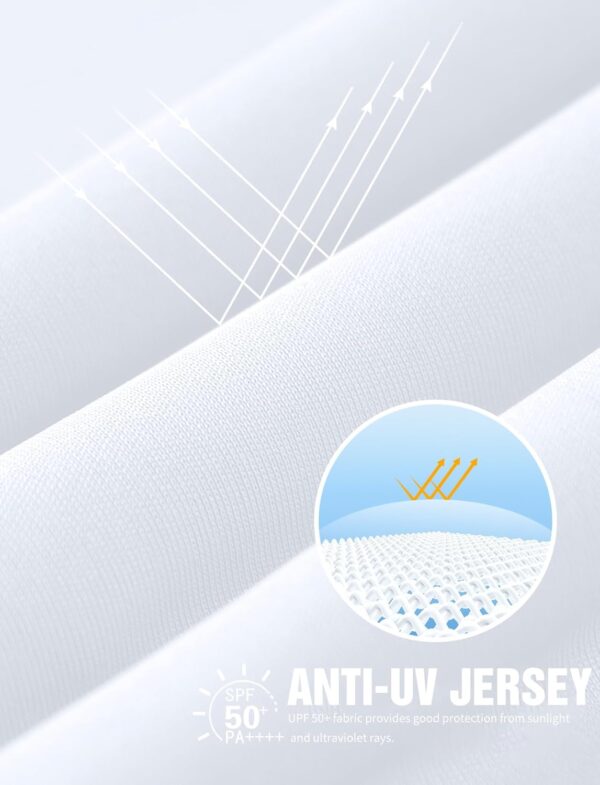 Mens Long Sleeve Workout Shirts Light Weight Quick Dry UV/SPF Athletic T-Shirt Running Hiking with Thumb Holes