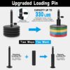 SERTT Weight Cable Pulley System Gym, Upgraded Cable Pulley Attachments for Gym LAT Pull Down, Biceps Curl, Tricep, Arm Workouts - Weight Pulley System Home Gym Add On Equipment