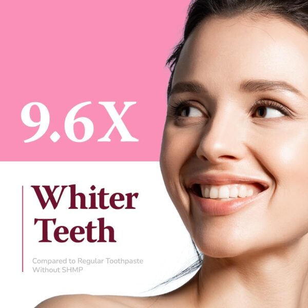 Intensive Whitening Toothpaste, 4.2oz (3 Packs) - Teeth Whitening Toothpaste for Adults with Fluoride for Anti Cavity & Enamel Repair, Pink Toothpaste, Fresh Spearmint Flavor