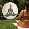 Muktoujaumai Meditation Room Wall Decor, Yoga Room Wall Decor Zen Den Room Hanging Signs Motivational Decorations for Spiritual Room, Home, Office, Yoga Lover Gift Girl Power Decor