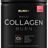 ELMNT Super Collagen Burn for Women w. Probiotics, Hyaluronic Acid, Apple C Vinegar, KSM66, Biotin+ Premium Colageno Multi Collagen Protein Powder for Weight Loss, Fat Burner, Hair, Skin+ (R-Lemonade)