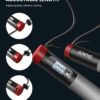 RENPHO Cordless Jump Rope, Weighted Jump Rope with Counter, Jump Ropes for Fitness, Smart Skipping Rope for Crossfit, Gym, Burn Calorie, APP Data Analysis, at-Home-Workout for Women Men Adult Kids