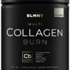 ELMNT Super Collagen Powder for Women Weight Loss + Beauty w. Probiotics, Hyaluronic Acid, ACV, KSM-66, Biotin - Premium Multi Collagen Peptides Protein Supplement Colageno for Women (Unflavored)