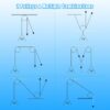 Fitness Cable Pulley System, Gym LAT and Lift Pulldown Machine Attachments, LAT Pull Down Bar Home Workouts Equipments for Biceps Triceps Shoulder Arm Curl Forearm Muscle Strength Exercise
