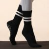 3 Pairs Pilates Grip Socks, Yoga Socks with Grips for Women, Non-Slip Socks for Workout