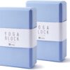 KEEP Yoga Block, High-Density EVA Foam 2 Pack Yoga Block with Non-Slip Textured Surface, Supportive, Lightweight - Ideal for Yoga, Pilates, and Stretching Exercises