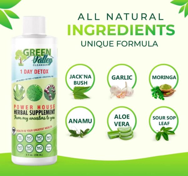 1 Day Colon Liquid Cleanse Formula and Liver Detox - Vegan Friendly, Helps Healthy Digestion, Gut Support, Boost Energy Levels and Bowl Movements | 8 Fl Oz