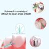 300 Pieces Dual-Use Interdental Brushes Soft Silicone, Disposable Dental Picks,Premium Dental Floss Picks for Effective Teeth Cleaning(200pcs Green+100pcs Blue)