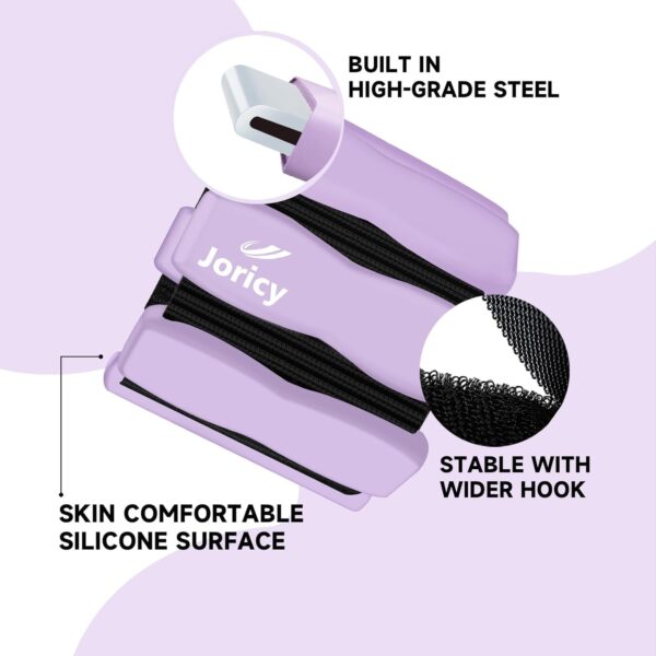 Wrist Weights Adjustable Ankle Weights for Women Men Kids 1lb*2 Silicone Arm & Leg Weighted Bracelet for Yoga Pilates Running Walking Swimming Physical Therapy Strength Training Exercise