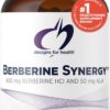 Designs for Health Berberine Synergy - Berberine HCL 400mg + Alpha Lipoic Acid (ALA) for Metabolism, Heart Health + Liver Support - Vegan, Non-GMO Berberine Supplement (60 Capsules)