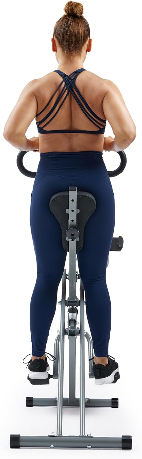 61f72JvqCAL._AC_SL1500_.jpg Sunny Health & Fitness Row-N-Ride PRO, Full Body Combo Squat Machine w/Optional Resistance Band, Easy Setup Ab Workout Exercise Equipment for Home, Whole Body Cardio, Optional SunnyFit App Connection