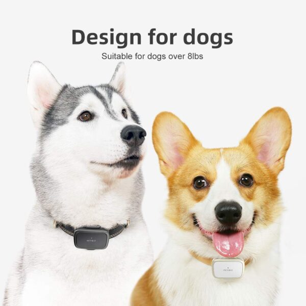 G1-US GPS Pet Tracker, Real-Time Dog Locator & Activity Monitor, 30 Days Ultra Long-Lasting Battery Lightweight Waterproof Dog Finder (White)