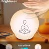 Syrinx Breathing Light Therapy Lamp - for Stress Relief & Relaxation LED Meditation Light with Breathing Guide for Focus & Deep Breathing Exercises