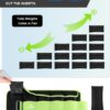 Fragraim Adjustable Ankle Weights 1-3/4/5/6/8/10/12/15/20 LBS Pair with Removable Weight for Jogging, Gymnastics, Aerobics, Physical Therapy