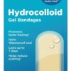 Amazon Basic Care Advanced Fast Healing Hydrocolloid Gel Bandages, 0.83 x 1.65 inches Adhesive Pads (20 Count)