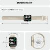 Fitpolo Smart Watch for Men Women,1.8” Touchscreen, Bluetooth Call, Alexa Built-in,24/7 Heart Rate SpO2 Monitor, Step Counting, Sleep Tracking,IP68 Waterproof Fitness Tracker Watch for Android iPhone