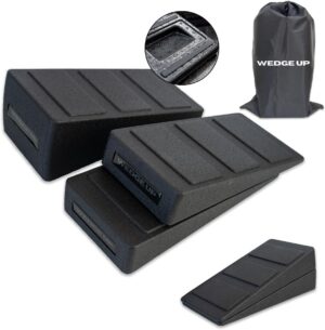Squat Wedge Block w/Non Slip Strips | Slant Board for Calf Stretching | Yoga Blocks Foam Wedge | Multi-Functional Slant Board for Squats | Elevated Heel Squat Wedges Set | Adjustable Wedges For Squat