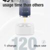 7AM2M Sonic Electric Toothbrush with 6 Brush Heads for Adults&Kids, One Charge for 120 Days, Wireless Fast Charge, 5 Modes, 40000VPM Powered Toothbrush, 2 Minutes Built in Smart Timer (Navy Blue)