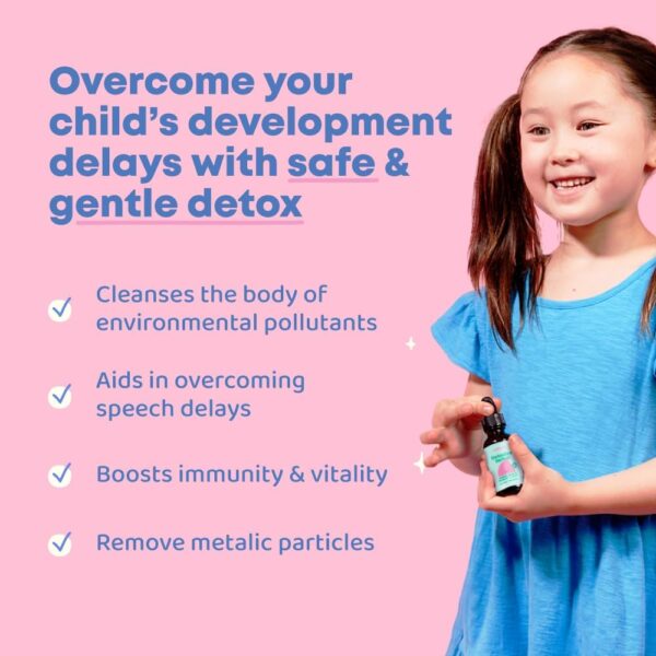 JoySpring Herbal Detox for Kids – Cilantro Extract Cleanse to Support Speech & Improve Behavior – Natural Detox with Cilantro - 1 fl oz (30 Servings)