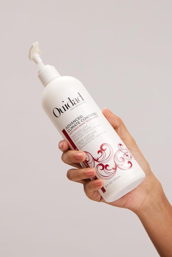 OUIDAD Advanced Climate Control Styling Cream, Featherlight Curl Cream for Curly Hair, Shiny, Hydrated & Frizz-Free Curls, Sulfates, Parabens & Cruelty-Free Curly Hair Products