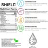 SHIELD 32ct ALL NATURAL Low Cal Electrolyte Healthy Hydration Multiplier Powder Packets, Eco-Friendly Pouch, Water Booster Drink Mix for Rapid Dehydration Relief and prevention, Vegan, Non-GMO
