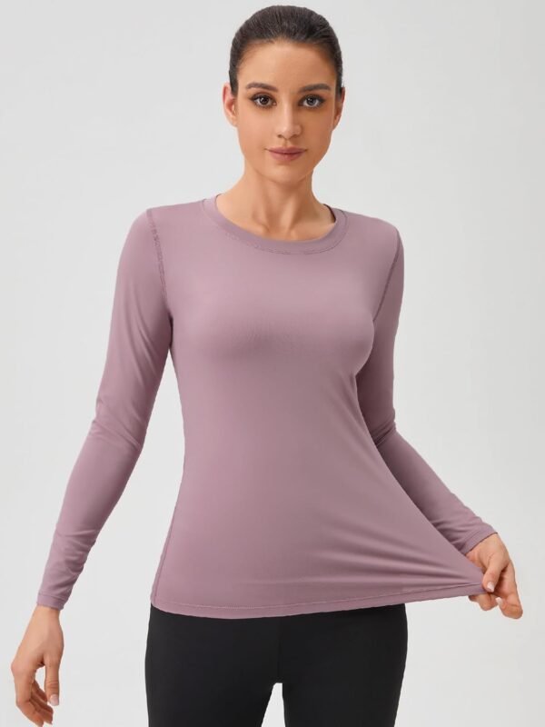 Women's 3 Pack Dry Fit Athletic Compression Base Layer Long Sleeve