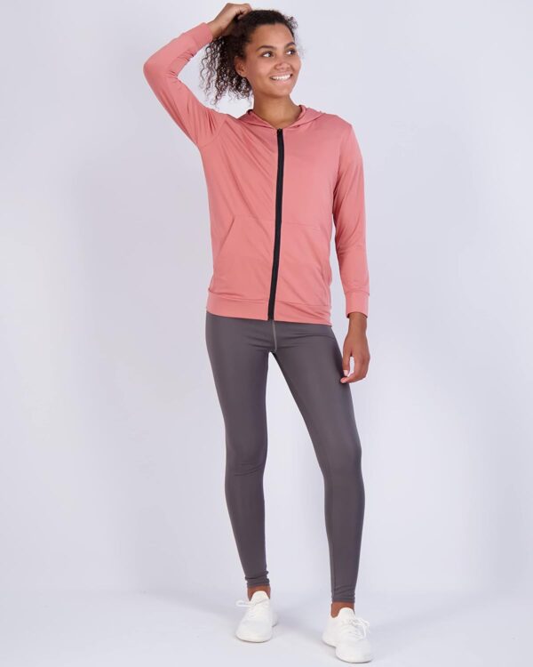 Real Essentials 3 Pack: Womens Dry-Fit Long Sleeve Quarter Zip & Full Zip Up Hoodie Workout Jacket (Available in Plus)