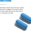Zantrex Blue - Increase Energy, Boost Metabolism, Curb Cravings - 300MG Natural Caffeine - Yerba Mate, Damiana, and Guarana, 60 Count