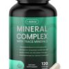 Premium Blend of 52 Trace Minerals Complex with Essential Minerals in Chelated Form – All Natural and 100% Organic - 120 Capsules - Full Spectrum Ionic Mineral Blend - Safe for Women and Men