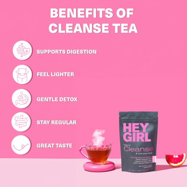 Detox Tea for Bloated Belly & Digestion | Loose Leaf Herbal Tea | Body and Colon Cleanse with Milk Thistle, Burdock Root, Senna Leaf | Digestive & Flat Tummy Tea | Natural Laxative