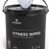 Wipex Gym Wipes Fitness Equipment Wipes, Plant-Based Cloth - Lemongrass, Eucalyptus and Vinegar Wipes to Clean Surfaces, Safe Yoga Mat Cleaner Wipes, All Purpose Gym Cleaner, 400 Count