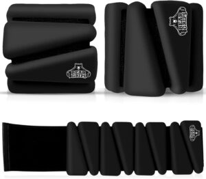 Bear Grips Wrist and Ankle Weight - Resistance Home Gym Equipment Workout Straps for Men and Women - Workout Equipment Wearable Weights Adjustable Dumbbells for Yoga, Walking, Pilates