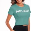 NELEUS Women's Running Crop Tank Tops Dry Fit Workout Athletic Crop Shirts Pack of 3