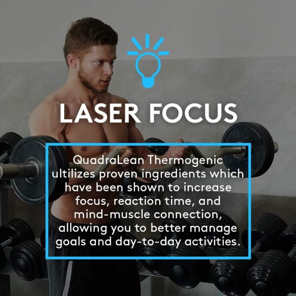 RSP Nutrition QuadraLean Thermogenic Fat Burner for Men & Women, Weight Loss Supplement, Crash-Free Energy, Metabolism Booster & Appetite Suppressant, Diet Pills, 60 Serv (Packaging May Vary)