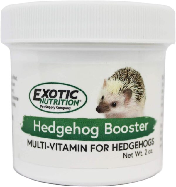 61hpUbImlL._AC_SL1500_.jpg Hedgehog Booster - Complete Multivitamin - Powdered Vitamin & Mineral Supplement for Pet Hedgehogs (2 oz.)