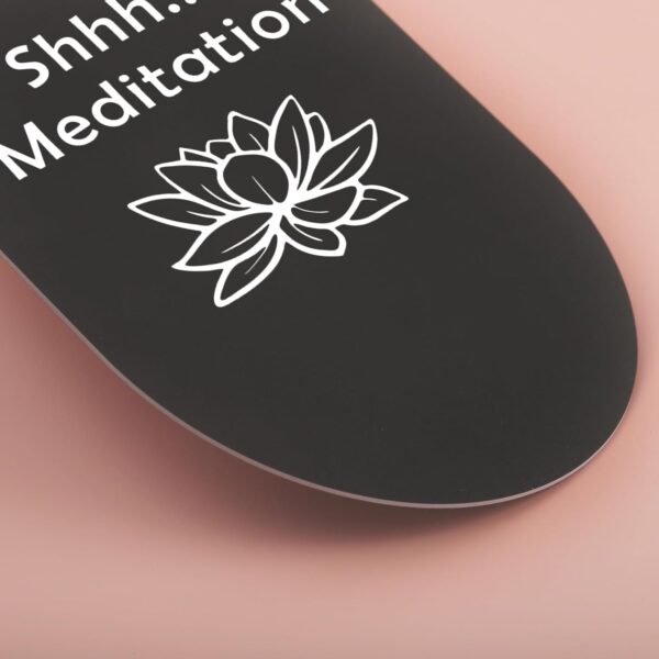 CENWA 2 Pcs Meditation Door Hanger Meditation Decor Do Not Disturb Sign Meditation Decor for Room (Meditation 2)