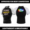 Custom Your Own Print Front & Back BJJ Foundation Rash Guard - Ranked No Gi Jiu Jitsu Rashguard