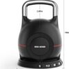 Adjustable Kettlebell Weight Set-Quickly Adjusts 7 Weights(5lb-44lb), Ergonomic kettlebell sets for Home Gym