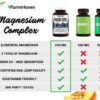 FarmHaven Magnesium Glycinate & Malate Complex w/Vitamin D3, 100% Chelated for Max Absorption, Vegetarian – Bone Health, Nerves, Muscles, 120 Capsules, 60 Days