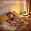 500 ML Essential Oil Diffuser, Upgrade Aroma Diffuser for Large Room, Aromatherapy Diffuser Humidifier with Remote Control 14 Color Lights 4 Timer Setting Auto Shut-Off