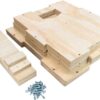 Plyo Box - Wooden 3-in-1 Plyometric Jump Box for Training - Squat, Step Up, Box Jumps & More - Workout Box Size in S, M, L & XL - Home Gym Exercise Equipment