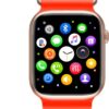 Smart Watch for Women Men Kids for Android Phones iPhone Compatible, 2.09'' Smartwatches Fitness Tracker with Call/SMS/Heart Rate/Blood Oxygen Monitor/Pedometer/2 Bnads (Orange)