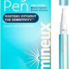 Lumineux 2-in-1 Whitening Pen (1 Pack) Enamel Safe and Clinically Proven to Whiten Without The Sensitivity - Removes Coffee, Tea, and Smoking Stains
