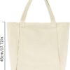 Yoga Bag with Yoga Mat Carrier, Pilates Tote Bag and Yoga Block for Women, Canvas Shoulder Bag with Pocket for Gym, Office, Travel, Beach, Workout, Sports, Fits All Your Stuff Yoga Mat Holder