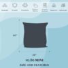 Yogibo Mini Small Bean Bag Lounger Chair for Kids, Teens and Adults with Filling, Soft, Plush, Comfy, Sensory Lounge Beanbag, Washable Cover, Lavender