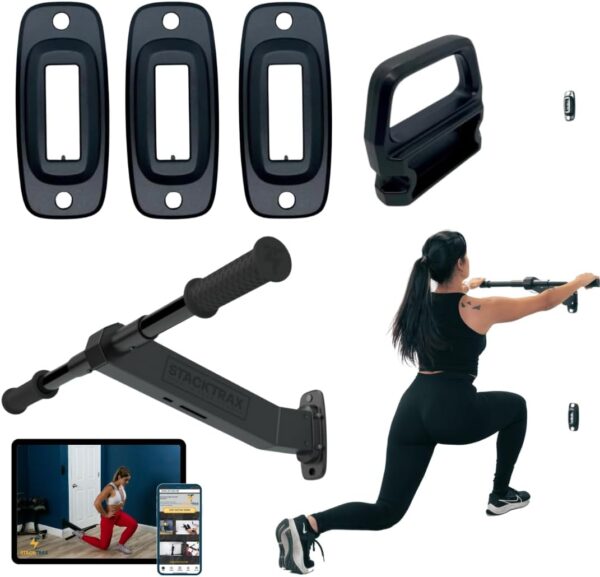 Multifunctional Wall Mounted Pull Up/Chin Up/Balance Bar/ & Nordic Curl For Home Gym Workout Strength Training Equipment; Wall Anchors, Handle Anchor & Hardware included; Bands (optional)